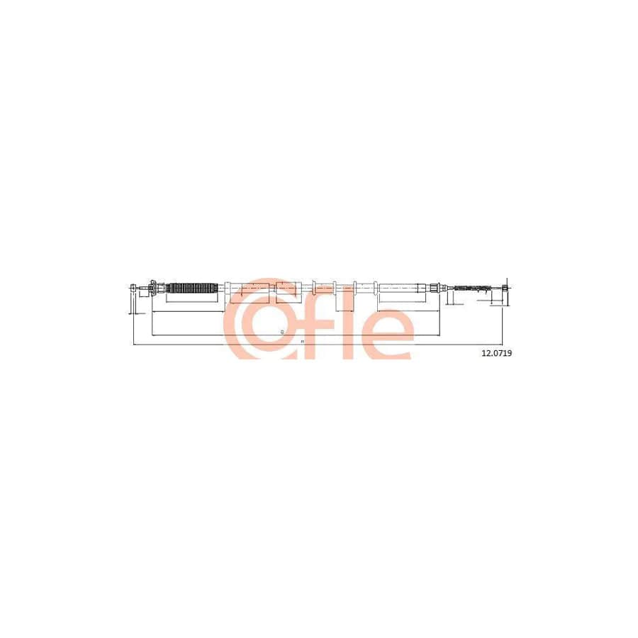 Cofle 12.0719 Hand Brake Cable