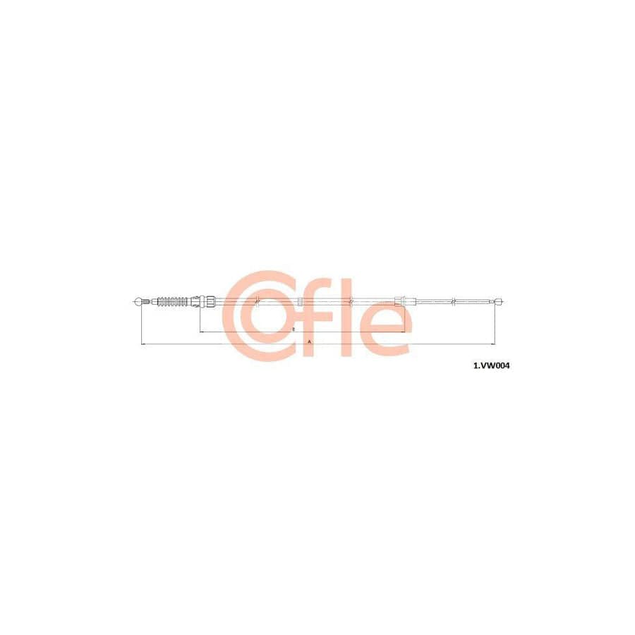 Cofle 1.Vk004 Hand Brake Cable