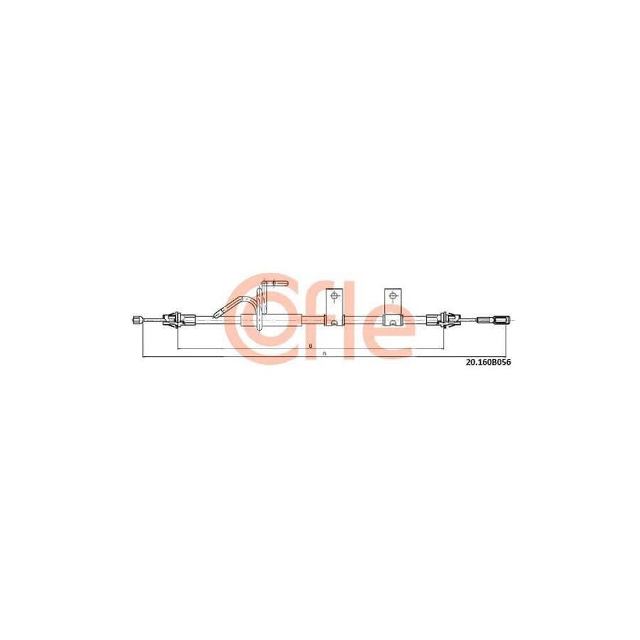 Cofle 20.160B056 Hand Brake Cable