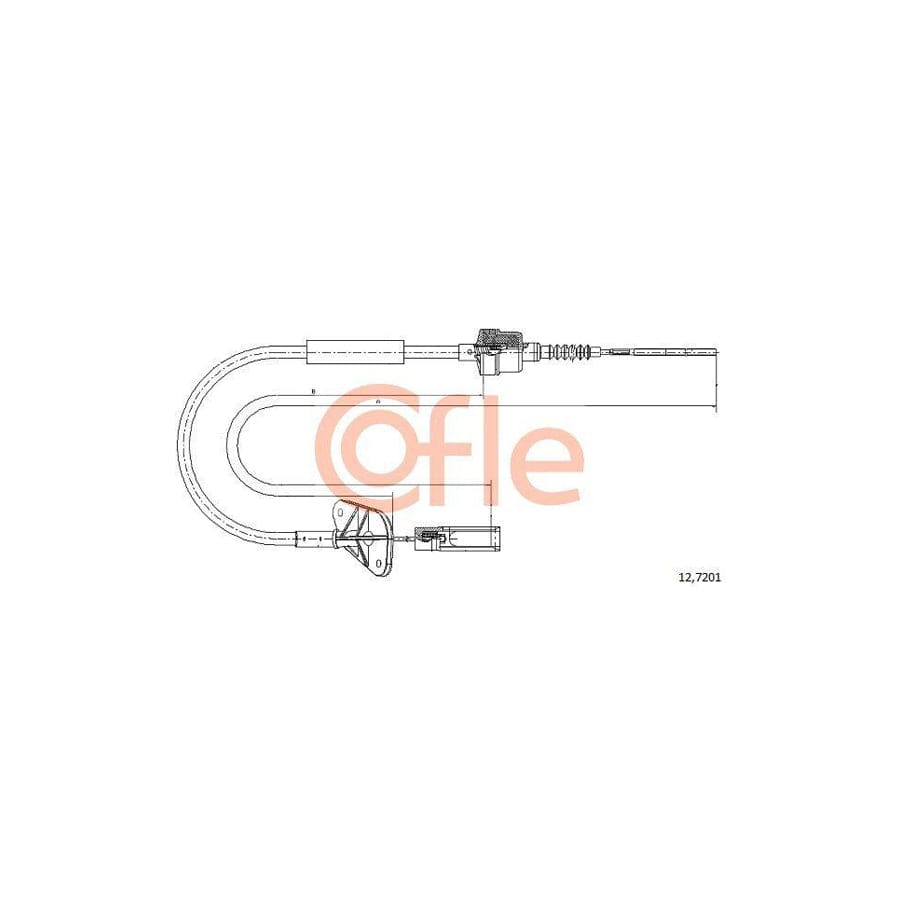 Cofle 12.7201 Clutch Cable