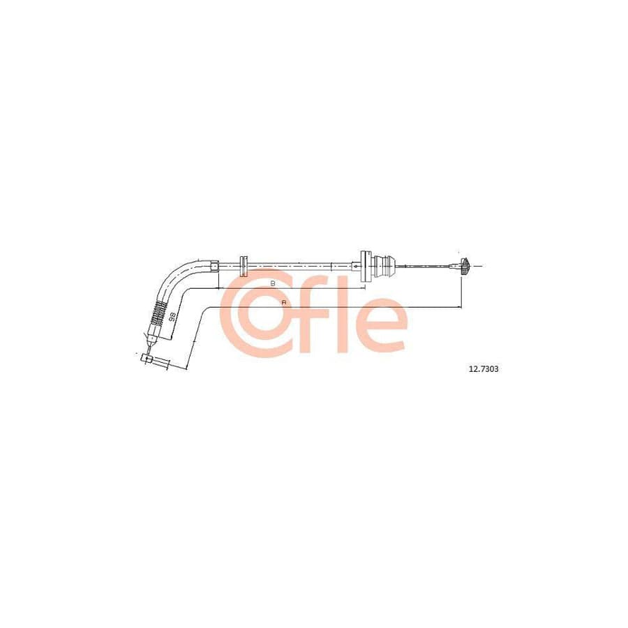 Cofle 92.12.7303 Throttle Cable