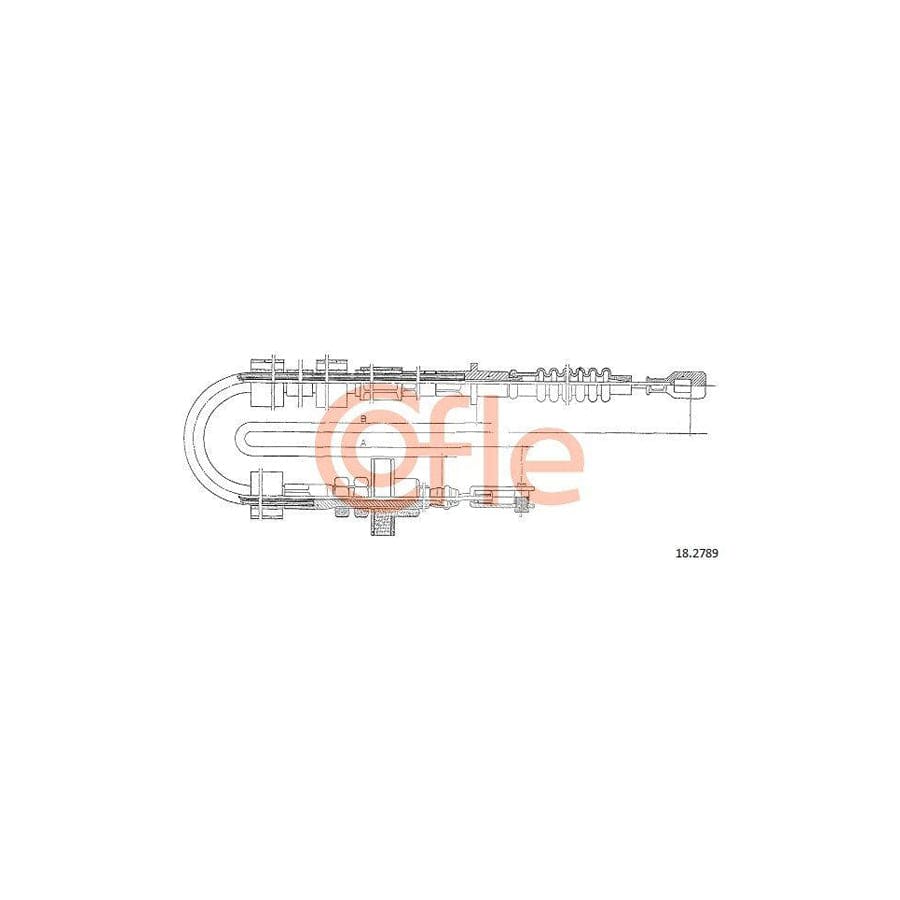 Cofle 18.2789 Clutch Cable