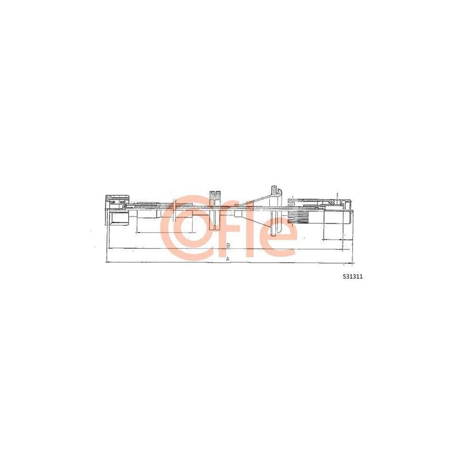 Cofle 92.S31311 Speedometer Cable