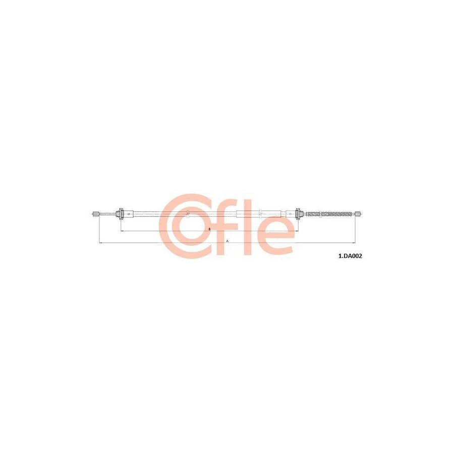 Cofle 1.Da002 Hand Brake Cable