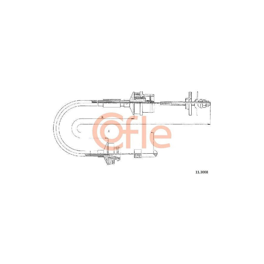 Cofle 92.11.3008 Clutch Cable