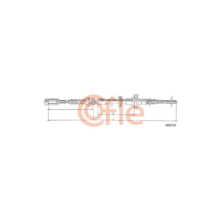 Cofle 15.135 Clutch Cable