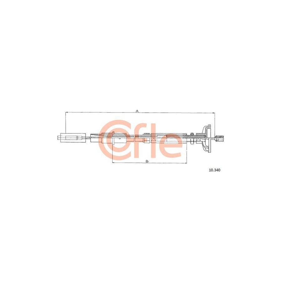 Cofle 10.340 Clutch Cable