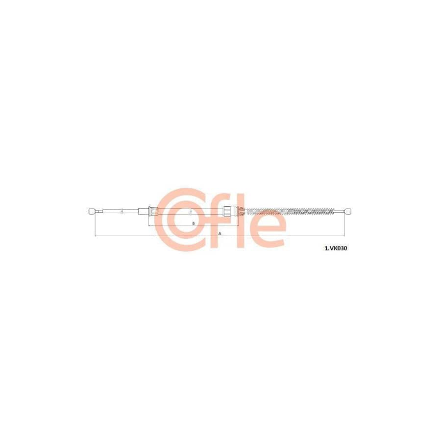 Cofle Bh.Pe037 Brake Hose For Peugeot 406