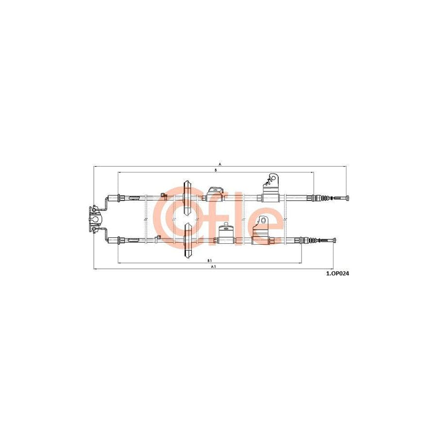 Cofle Bh.Ni011 Brake Hose