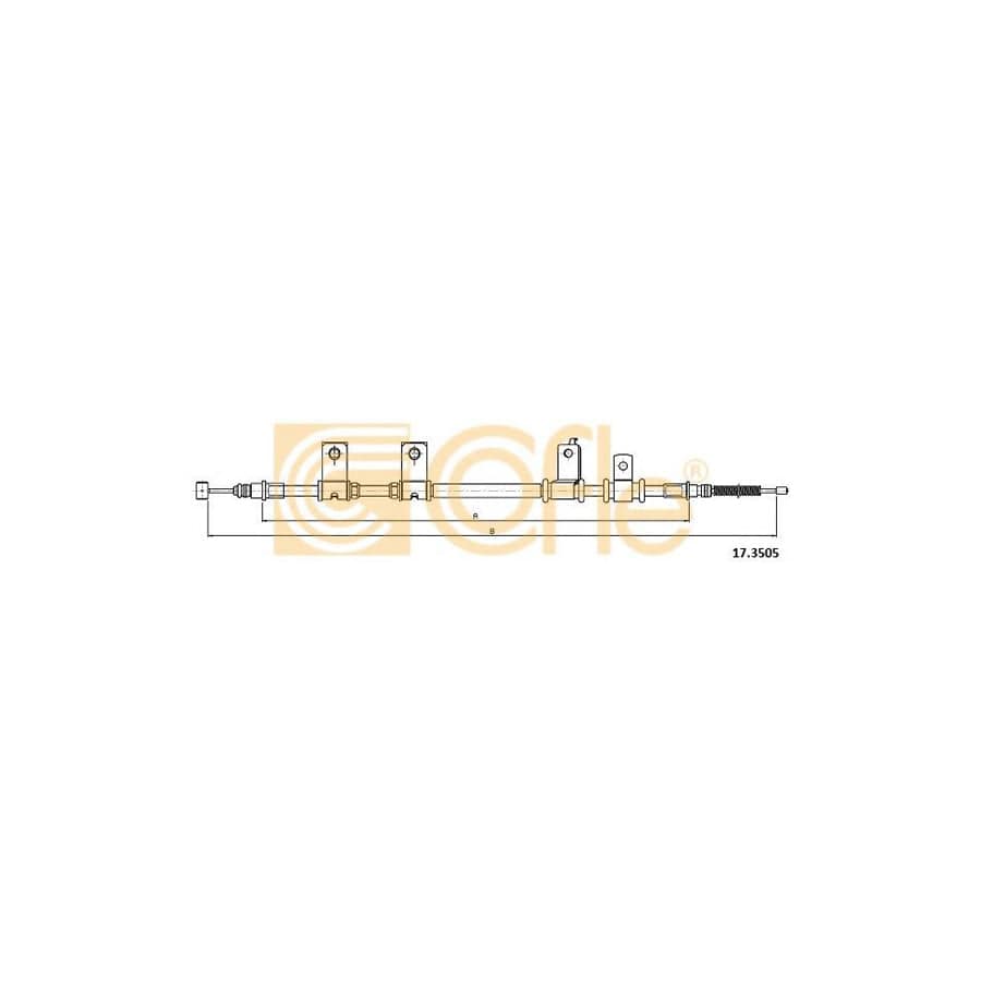 Cofle 17.3505 Hand Brake Cable