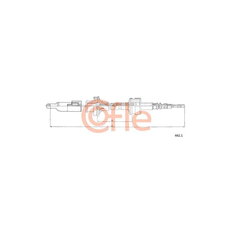 Cofle 92.442.1 Clutch Cable