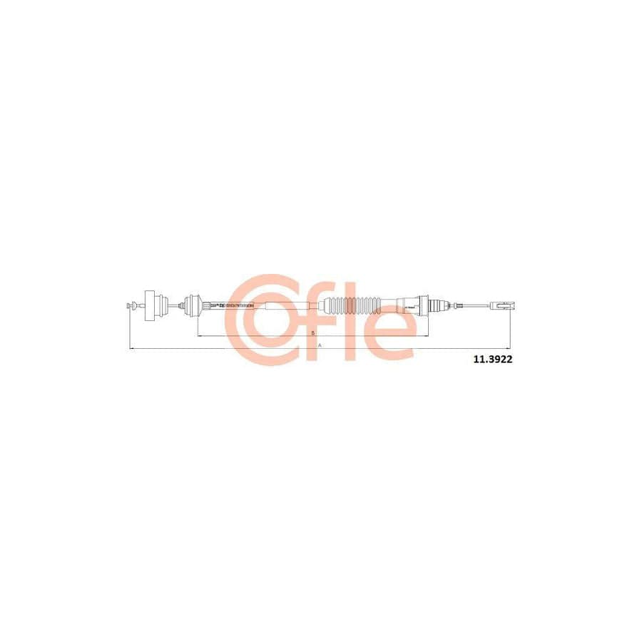 Cofle 11.3922 Clutch Cable