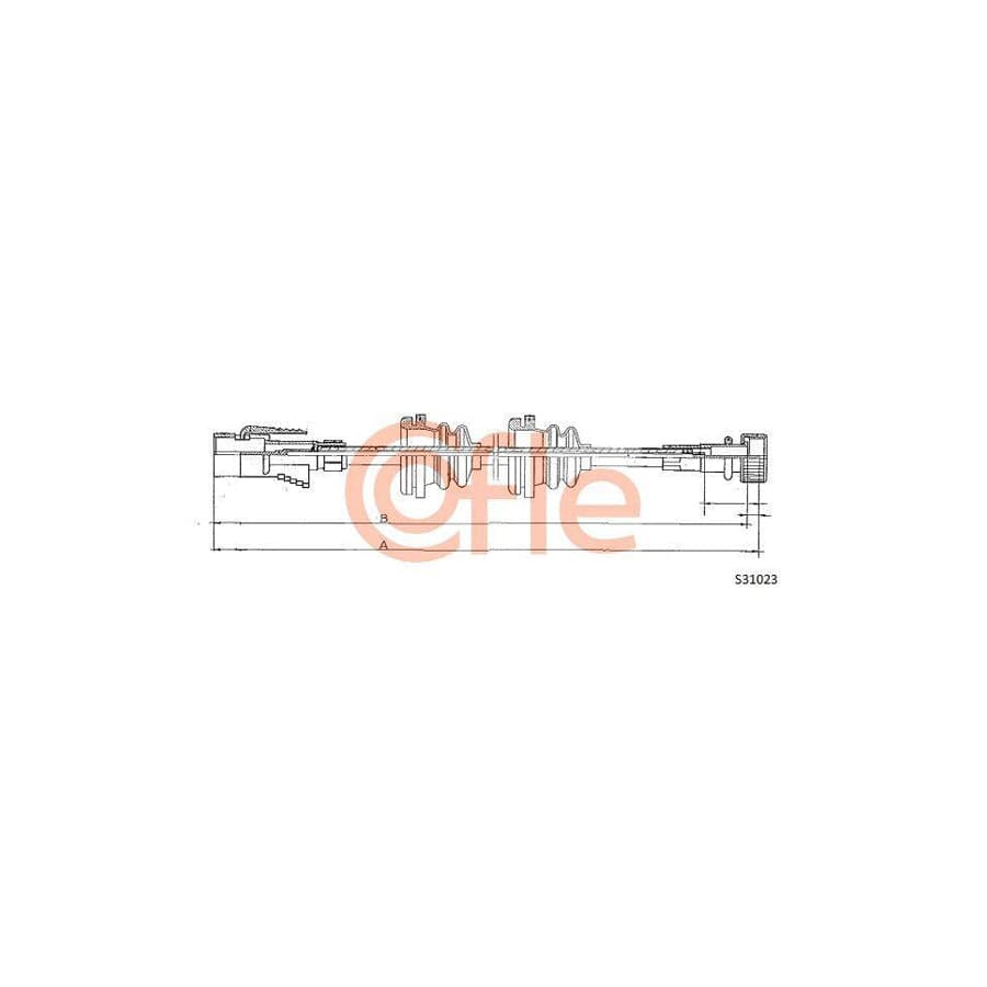 Cofle 92.S31023 Speedometer Cable