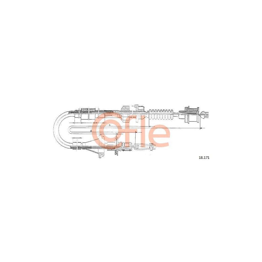 Cofle 18.171 Clutch Cable