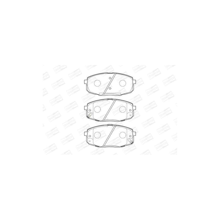 Champion 572577CH Brake Pad Set For Hyundai I30