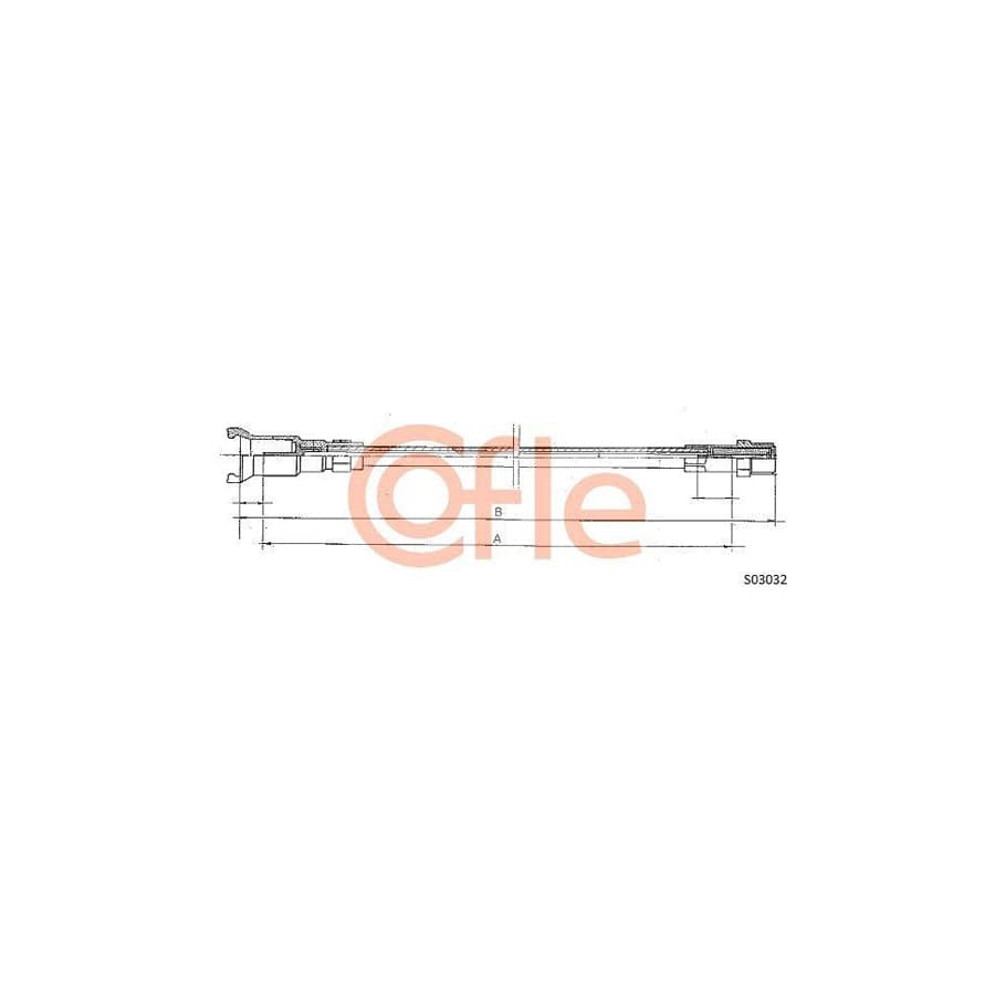 Cofle 92.S03032 Speedometer Cable For Citroën Ax