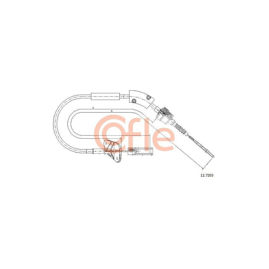 Cofle 92.12.7203 Clutch Cable