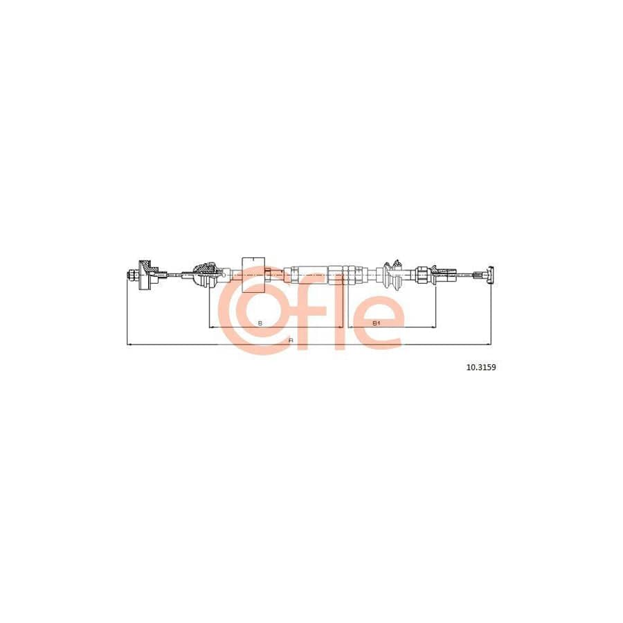 Cofle Bh.Vk067 Brake Hose