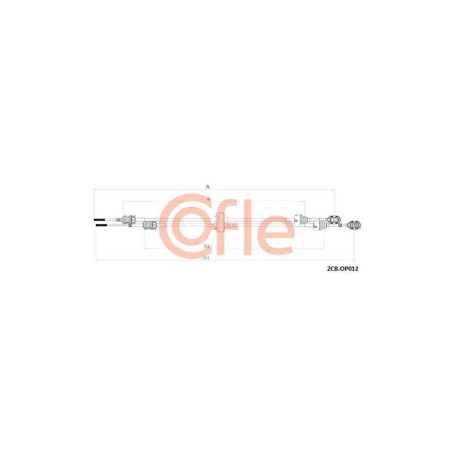 Cofle 92.2Cb.Op012 Cable, Manual Transmission For Opel Astra