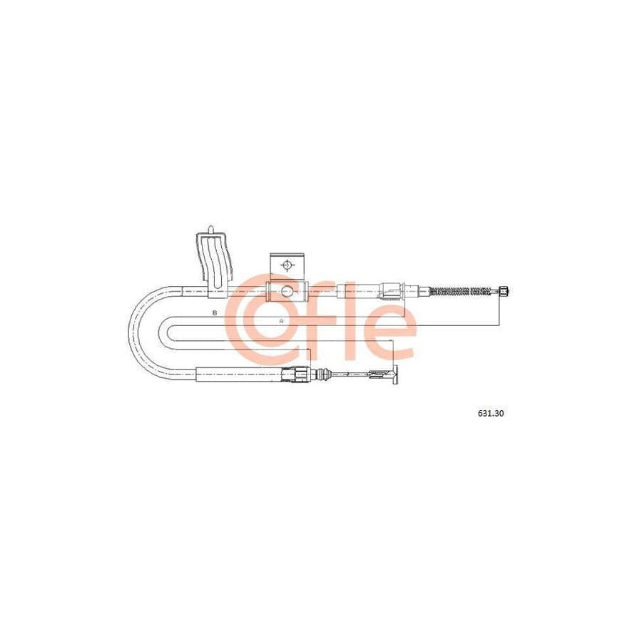 Cofle Bh.Fi009 Brake Hose