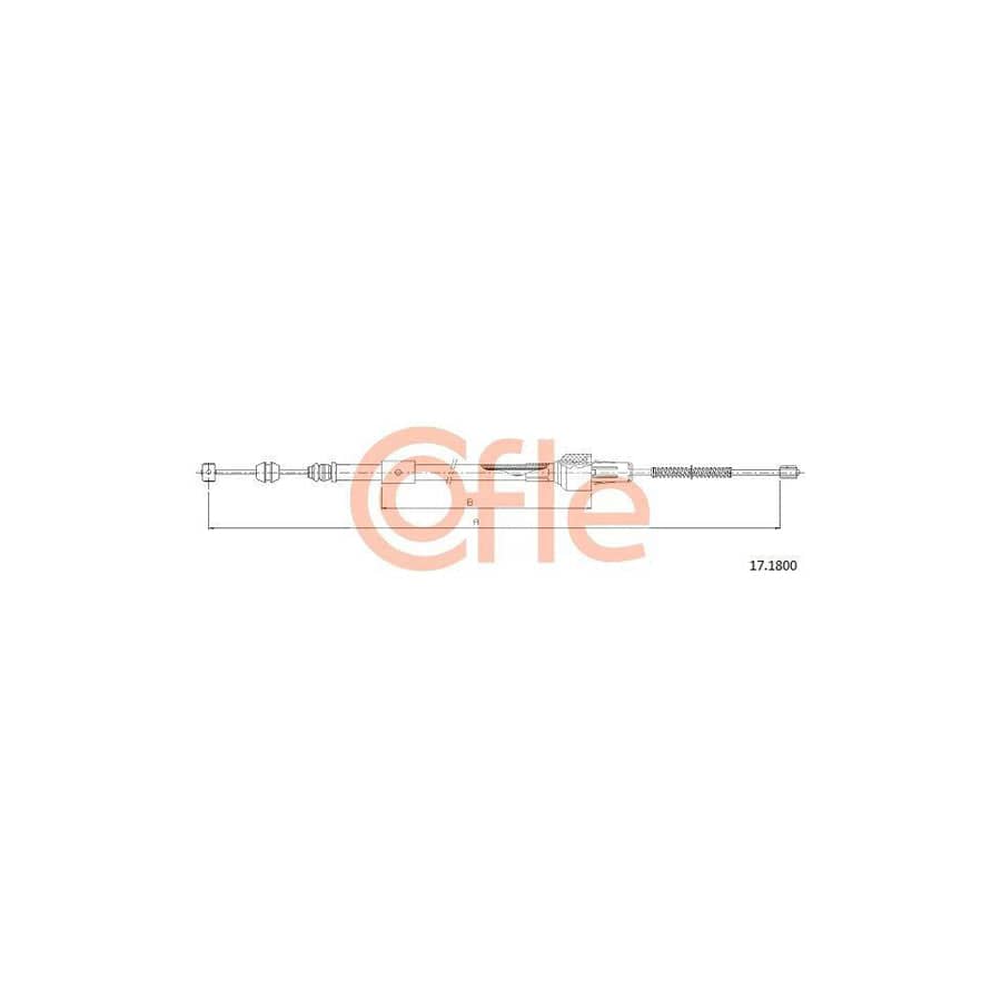 Cofle 17.1800 Hand Brake Cable