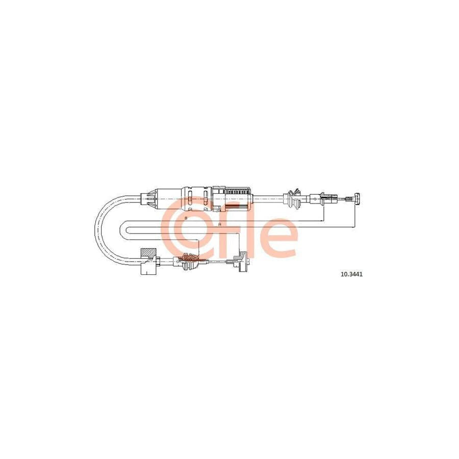 Cofle 10.3441 Clutch Cable