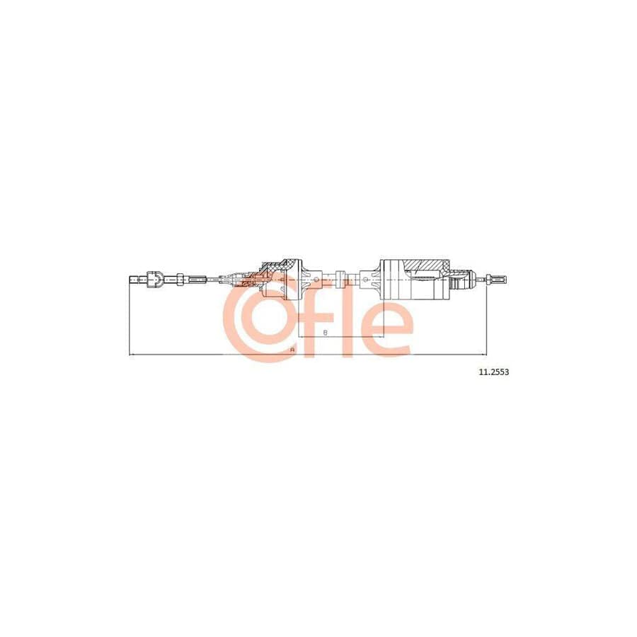 Cofle 11.2553 Clutch Cable For Opel Calibra A (C89)