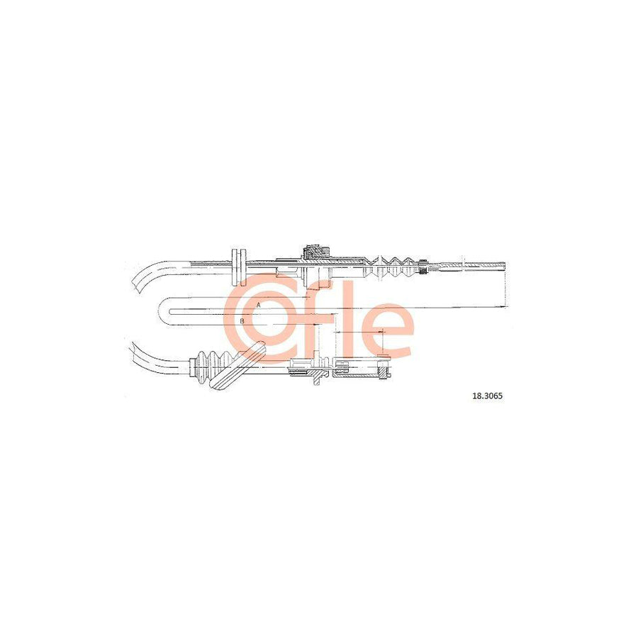 Cofle 18.3065 Clutch Cable