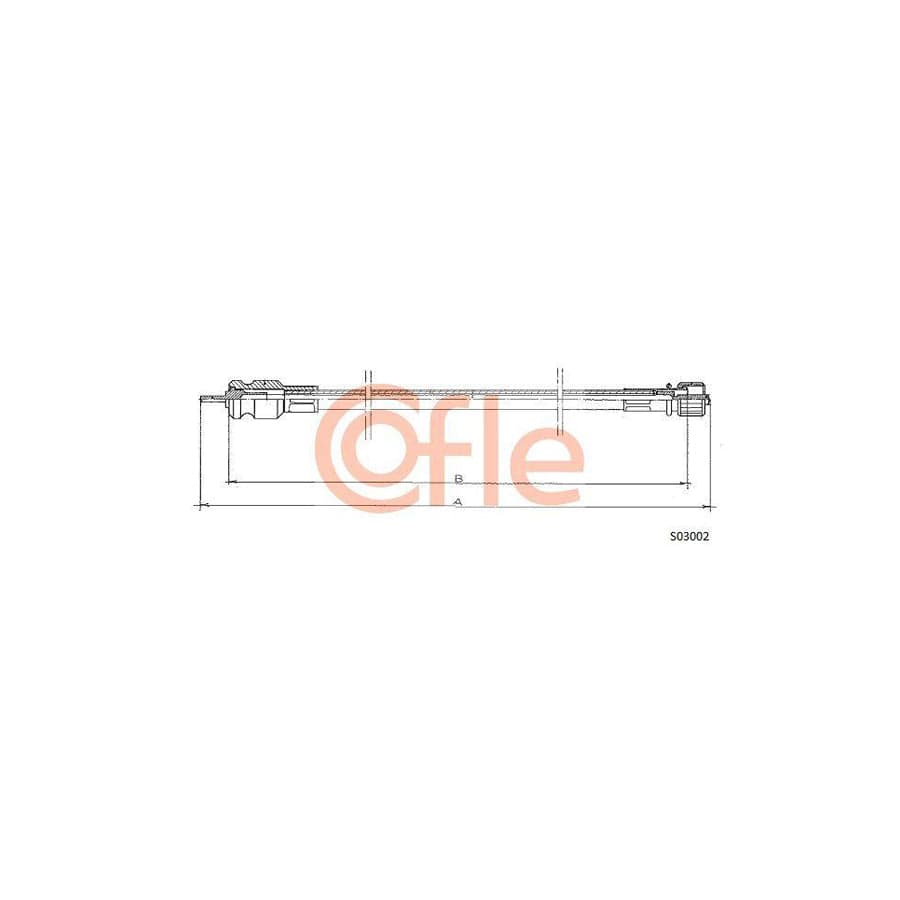 Cofle S03002 Speedometer Cable