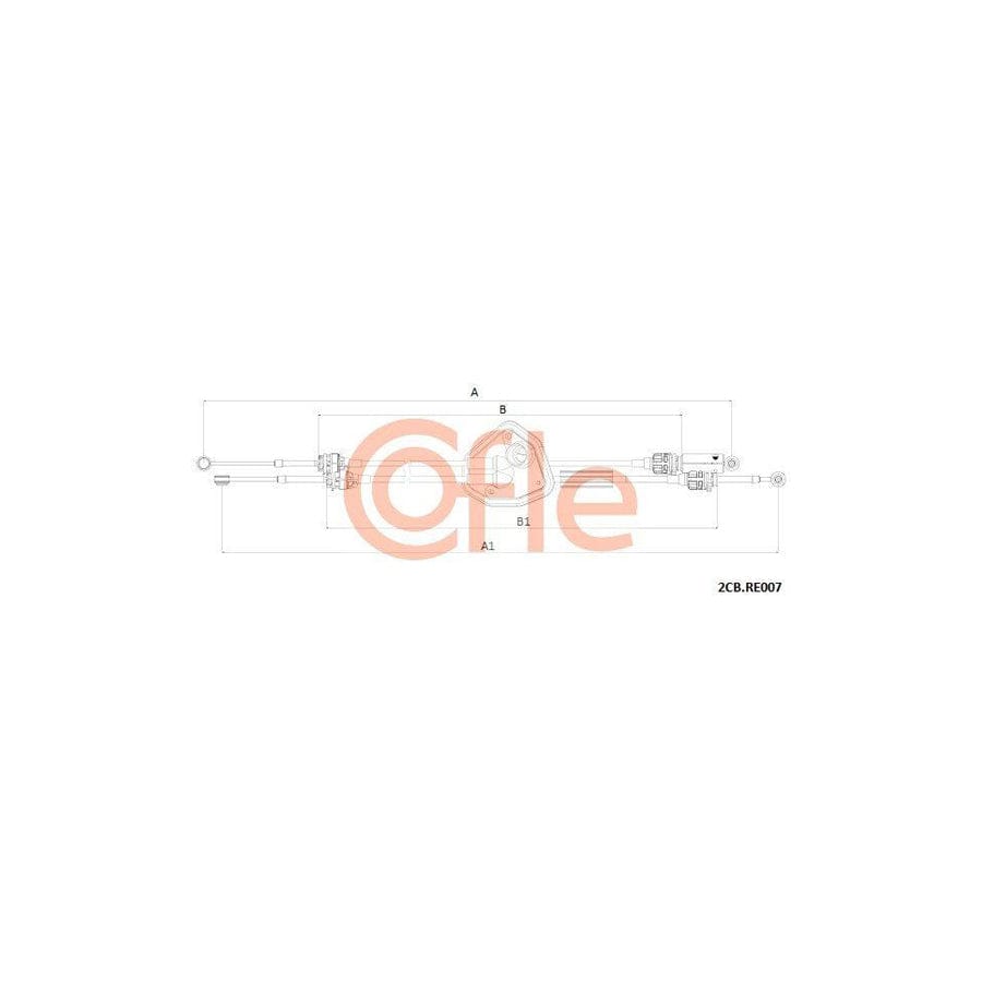 Cofle 92.2Cb.Re007 Cable, Manual Transmission