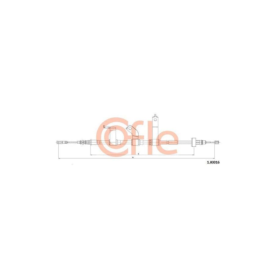 Cofle 92.1.Ki016 Hand Brake Cable