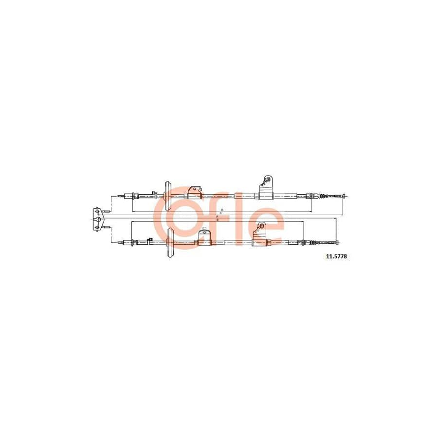 Cofle 11.5778 Hand Brake Cable