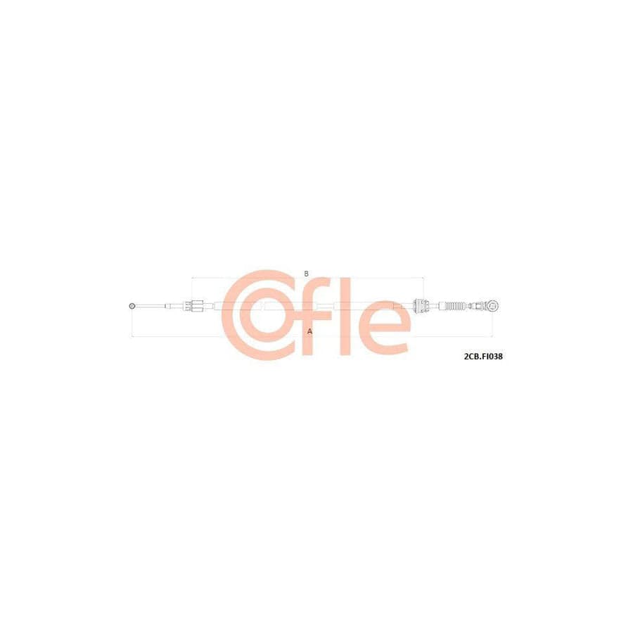 Cofle 2Cb.Fi038 Cable, Manual Transmission For Fiat 500L (351, 352)