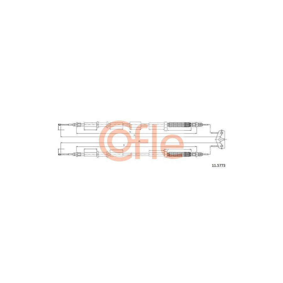 Cofle 92.11.5773 Hand Brake Cable