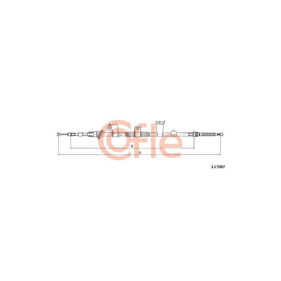 Cofle 1.Ct007 Hand Brake Cable