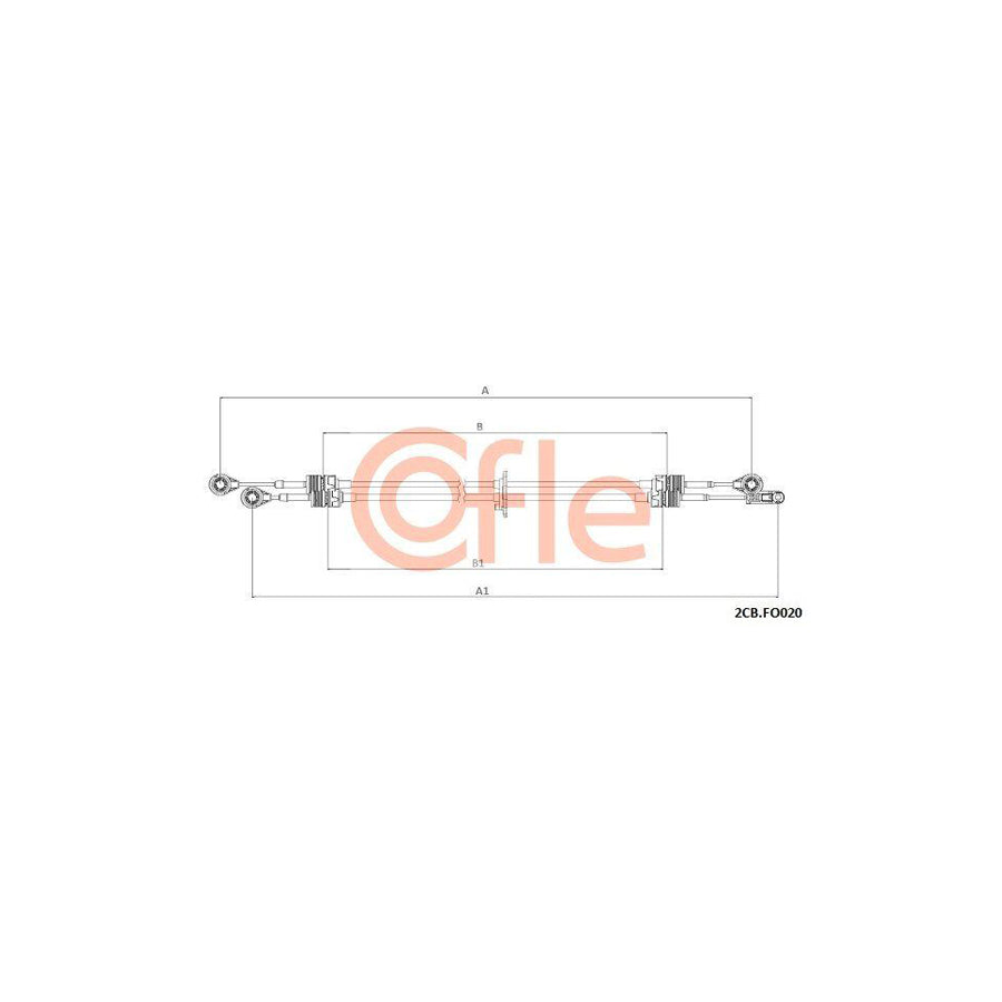 Cofle 19.3145 Clutch Cable For Nissan Primera Estate (W10)