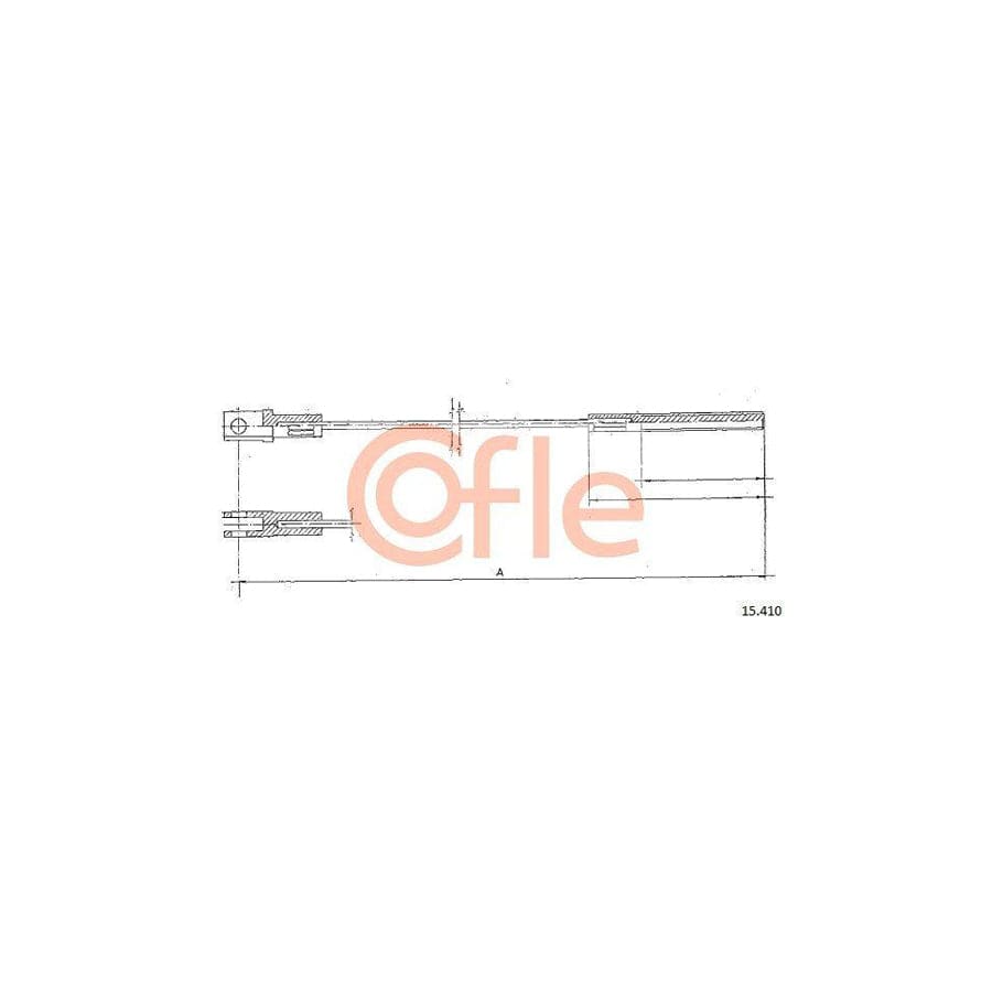 Cofle 15.410 Clutch Cable