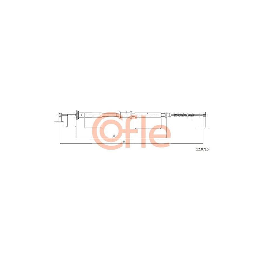 Cofle 12.0715 Hand Brake Cable