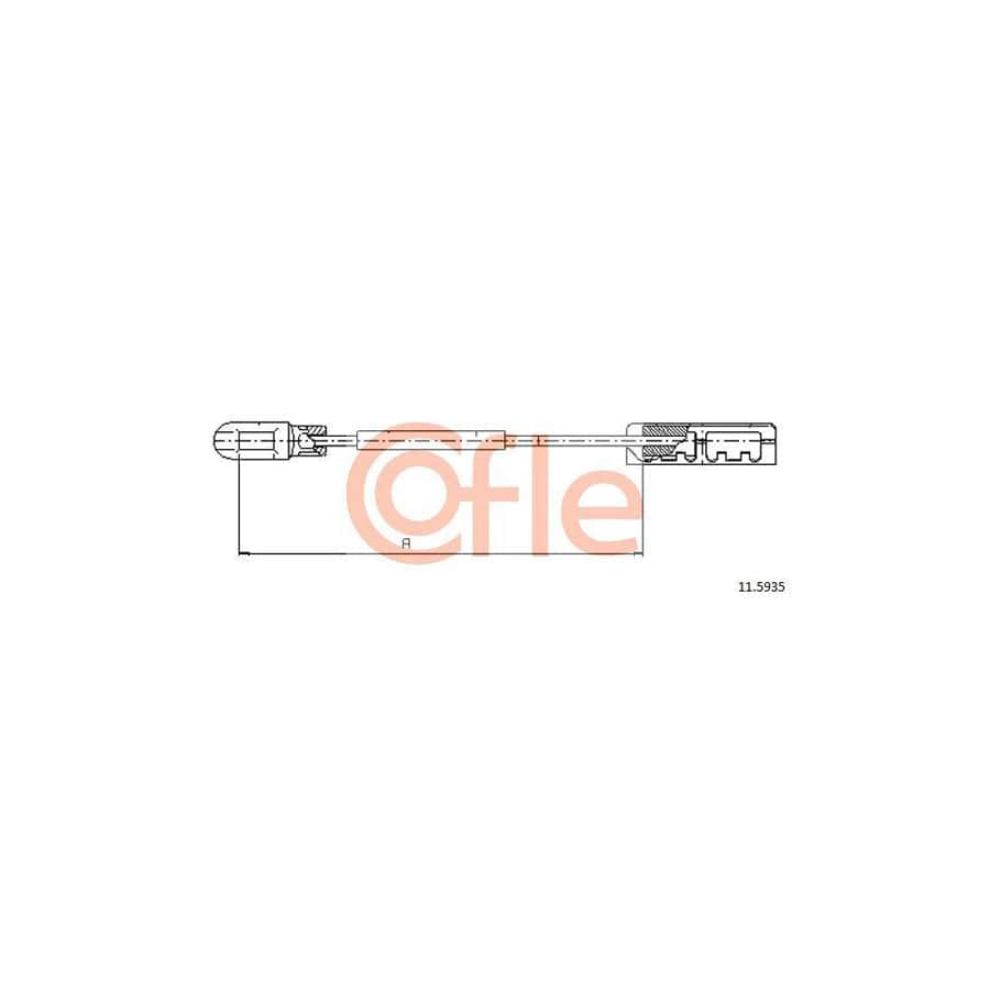 Cofle 11.5935 Hand Brake Cable