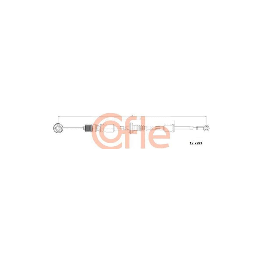 Cofle 12.7293 Cable, Manual Transmission For Iveco Daily