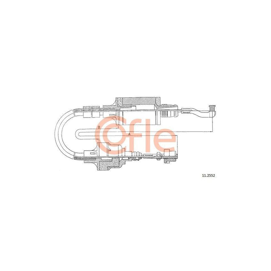 Cofle 11.2552 Clutch Cable