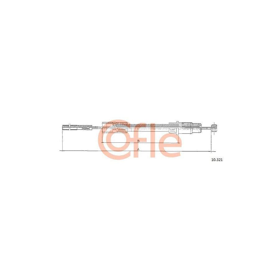 Cofle 92.10.321 Clutch Cable For VW Transporter