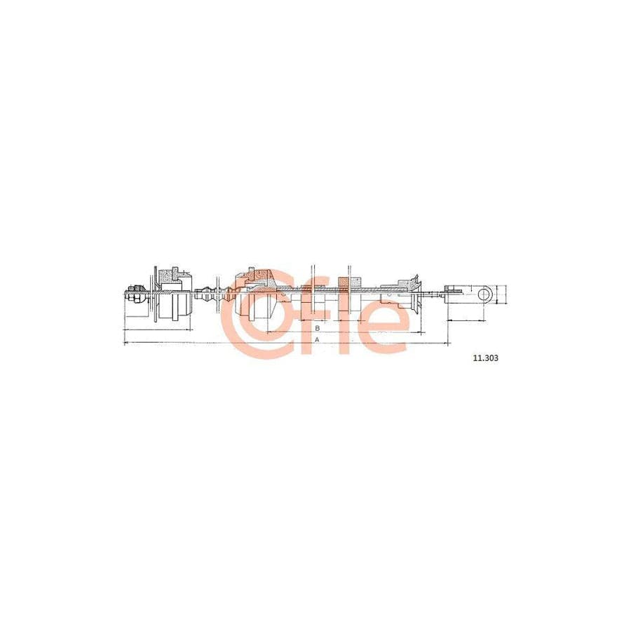 Cofle 11.303 Clutch Cable