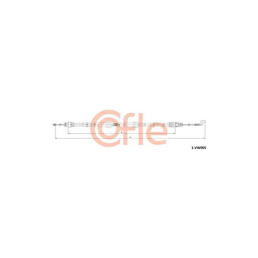 Cofle 1.Vk005 Hand Brake Cable