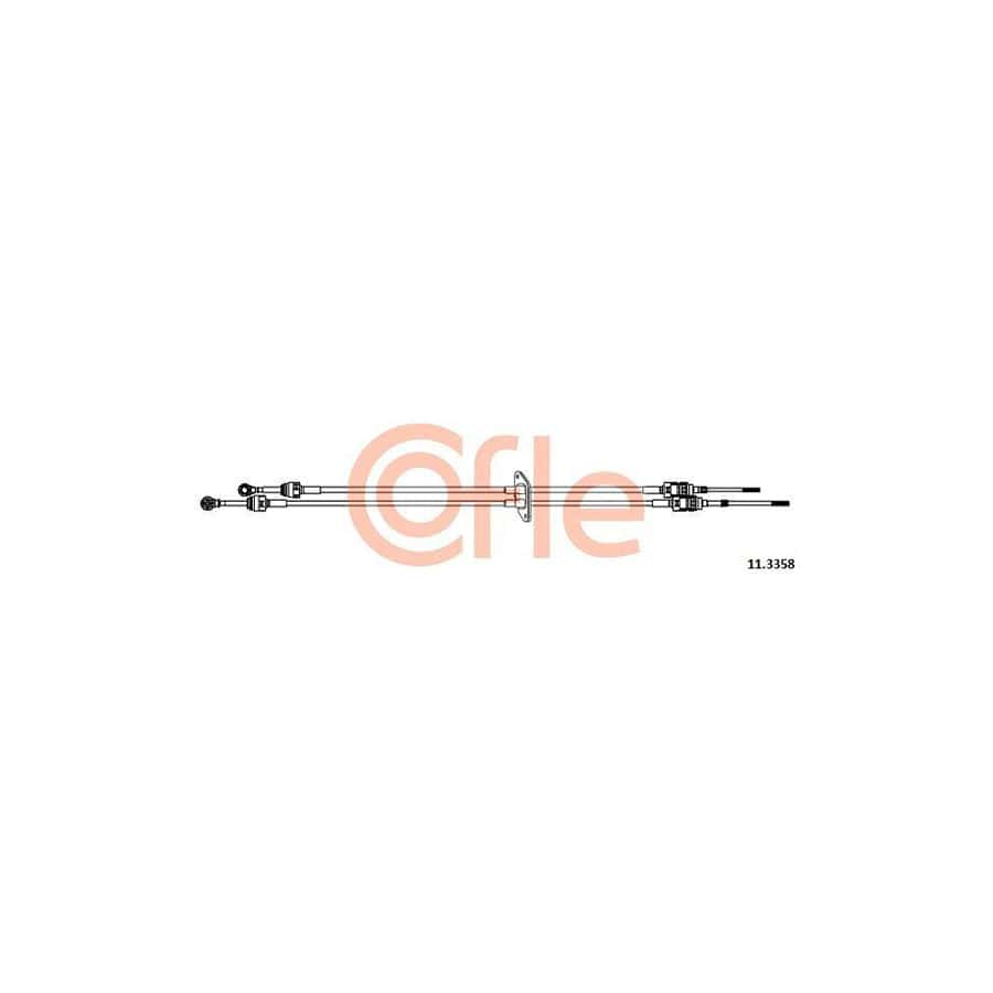 Cofle 11.3358 Cable, Manual Transmission Suitable For Mercedes-Benz Sprinter