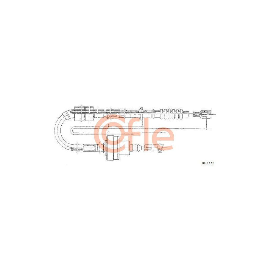 Cofle 18.2771 Clutch Cable