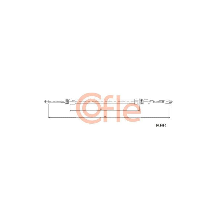 Cofle 92.10.9430 Hand Brake Cable