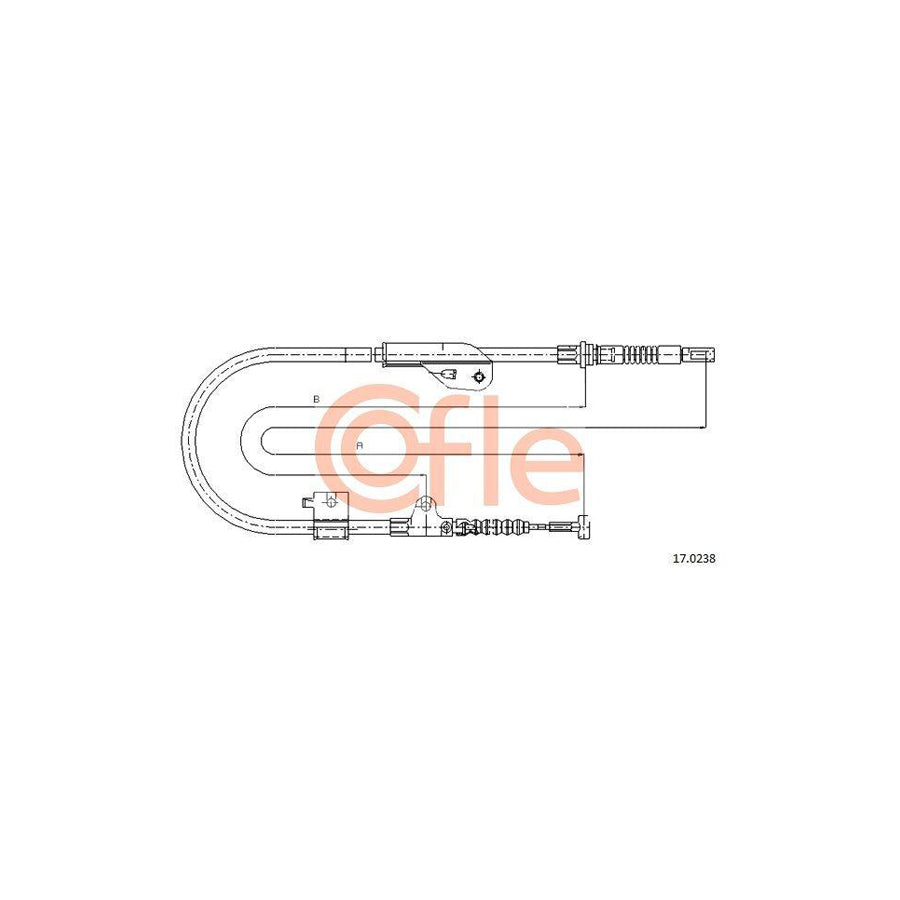 Cofle 15.3322 Clutch Cable