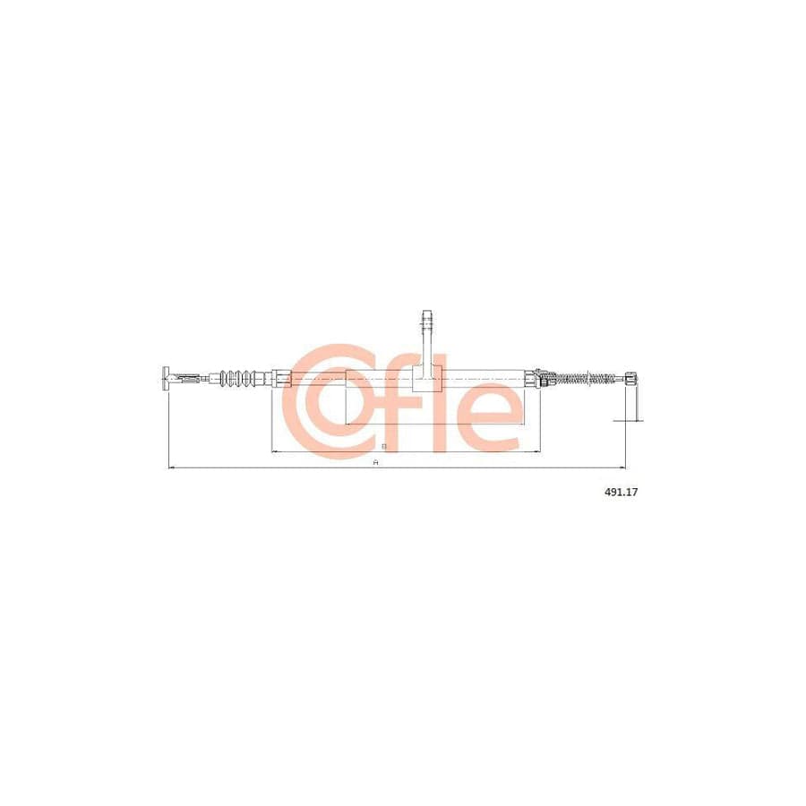 Cofle Bh.Ct009 Brake Hose