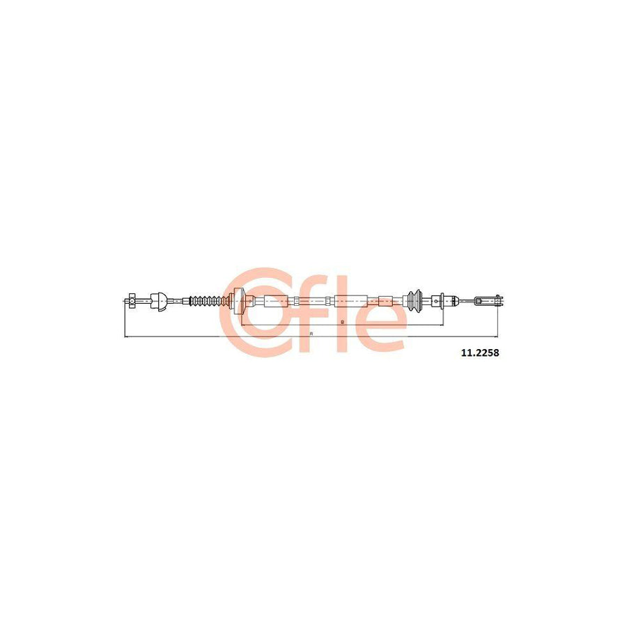 Cofle 11.2258 Clutch Cable